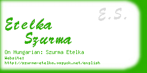 etelka szurma business card